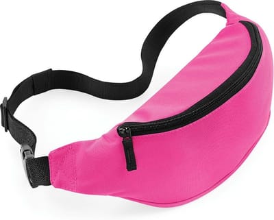 Bagbase Heuptasje/buideltasje - fuchsia roze - 38 x 14 x 8 cm - festivaltasjes - Reis/vakantie/wandel tasje