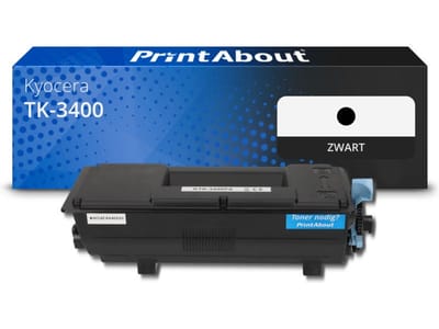 PrintAbout huismerk Toner TK-3400 Zwart geschikt voor Kyocera