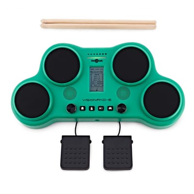 VISIONPAD-6 Elektronisch Drumpad van Gear4music, Groen