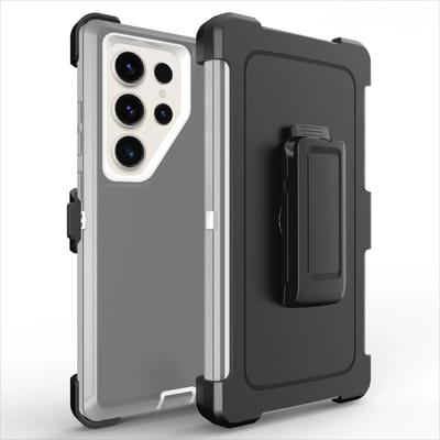 Robuuste Armor Schokbestendige Hoes voor Samsung Galaxy S25 S24 S23 S22 S21 Plus FE Note 20 Ultra Impactbestendige Cover Met Riemclip Galaxy S21+ 5G