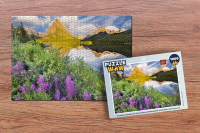 Puzzel Diverse kleuren in het Noord-Amerikaanse Nationaal park Glacier - Legpuzzel - Puzzel 1000 stukjes volwassenen