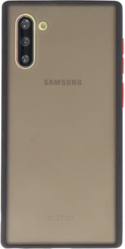 Hoesje Geschikt voor de Samsung Galaxy Note 10 - Hard Case Backcover Telefoonhoesje - Zwart