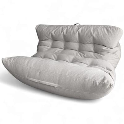 XXL Zitzak 2-Persoons Lichtgrijs – Comfortabele Beanbag voor Woonkamer en Slaapkamer – Perfect om te Lezen, Gamen of Ontspannen
