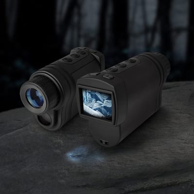 MikaMax Night Vision Monocular Picco - Nachtkijker 100 m - Full HD Opname en 3x/8x Zoom met Case