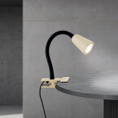 ORION Klemlamp Dotty, kaki, hoogte 33 cm, GU10
