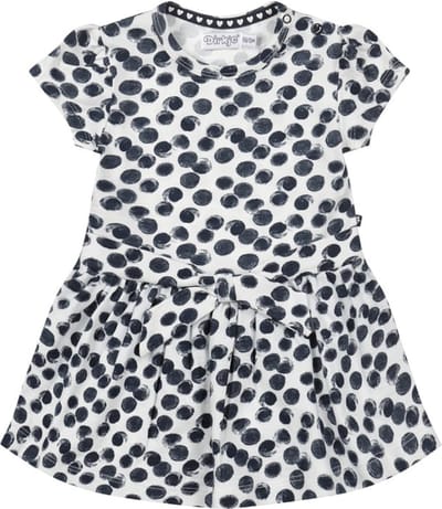 Dirkje-Meisjes Jurk ss-Navy