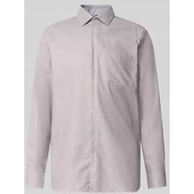 Regular fit zakelijk overhemd van zuivere katoen model 'New Kent Patch'