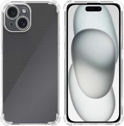 Cadorabo Hoesje geschikt voor Apple iPhone 13 in Doorzichtig - Beschermhoes gemaakt van flexibel TPU Silicone Case Cover