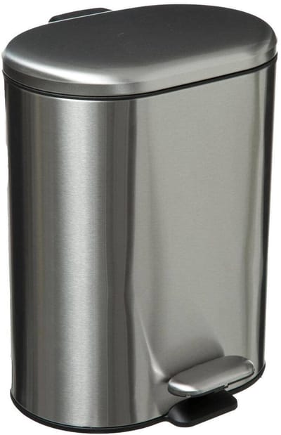 Kleine Soft Close Badkamer Prullenbak met Deksel - 6 Liter