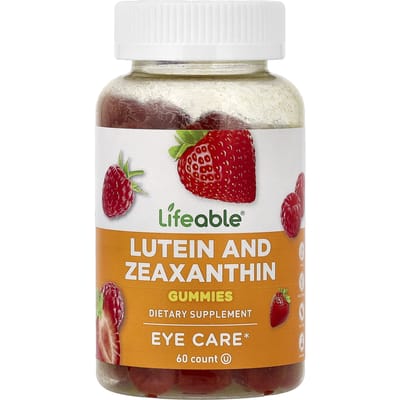 Lifeable Luteïne & Zeaxanthine Gummies, Bessen smaak, 60 Gummies
