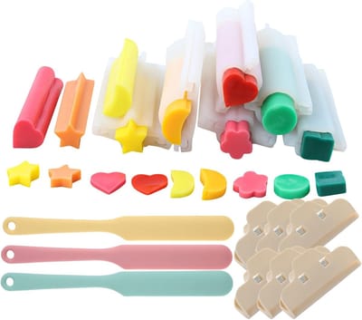 Siliconen Mallen voor Zeep en Kaarsen - Kolommen en Mousse Dessertvormen voor Handgemaakt, Bakgerei en Decoratie in de Keuken