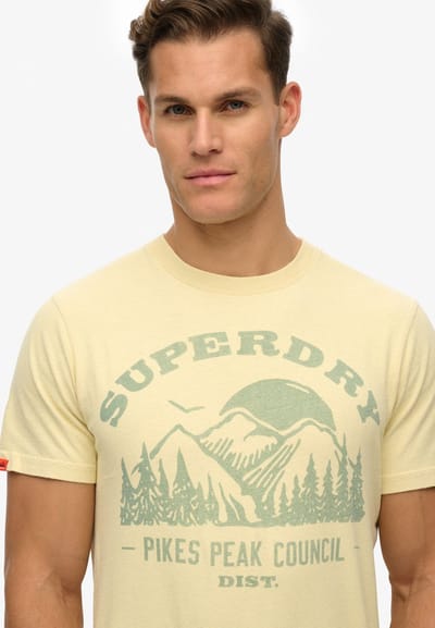 Superdry - Lo-fi Outdoor Mono Relaxed T-shirt - Heren - T-shirts