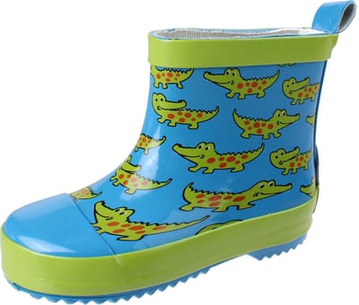 Playshoes Korte Regenlaarzen Krokodillen Blauw/groen Maat 27