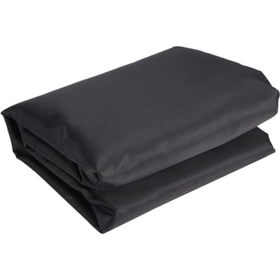 Zwarte Draagbare Opvouwbare Bedhoes Meubel Stofdichte Beschermhoes voor Binnen Buiten Gebruik Type 1
