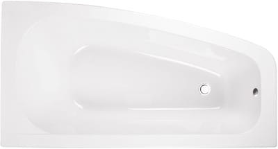 Badland LUNA hoekbad 150 x 80 cm rechts wit