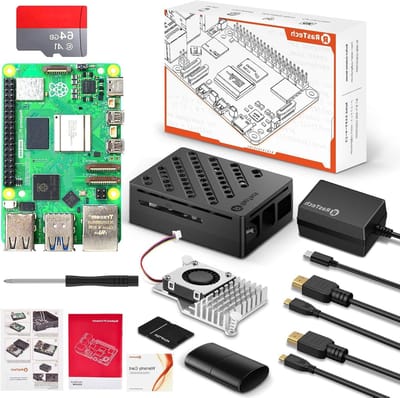 Mini Computer Kit - Single Board Computer - Hobby Projecten - Actieve Koeling - 16GB RAM - Zwart