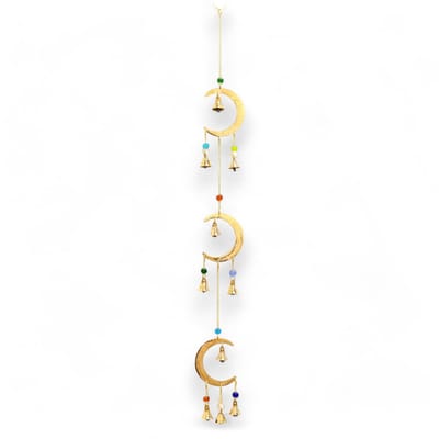Ancient Wisdom - Decoratief beeld - Indiase klokkenspel met 10 bellen - boeddha - chakra - rust - harmonie - meditatie - geluid - sfeer - kunst