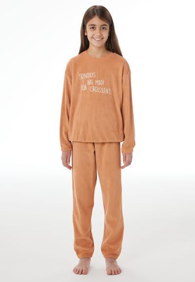 Lange pyjama van frottee met manchetten, Ratan - Nightwear 98