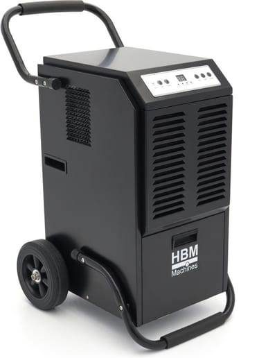 HBM 70 Professionele 860 Watt Bouwdroger, Luchtontvochtiger, Vochtvanger 70 Liter
