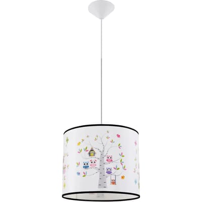 Sollux Lighting Hanglamp Sowy - E27 - veelkleurig - PVC - 82x40x40cm