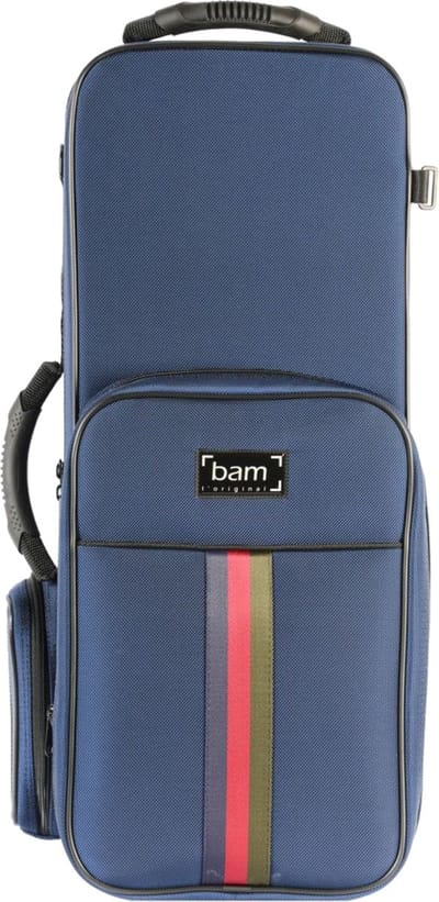 Bam SG3021SB Alt Sax Saint Germain Trekking koffer, blauw - Etui voor blaasinstrumenten