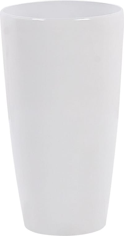 TSERIA - Plantenbak - Wit - 40 cm - Stenenmix