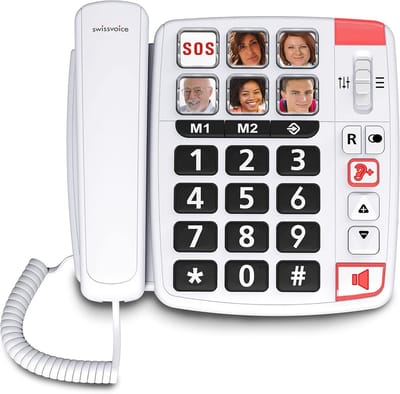Draadloze Vaste Telefoon met Antwoordapparaat en Grote Toetsen