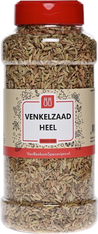 Van Beekum Specerijen - Venkelzaad Heel - Strooibus 300 Gram