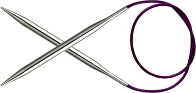 KnitPro Nova Metal rondbreinaalden 40cm 2.00mm.