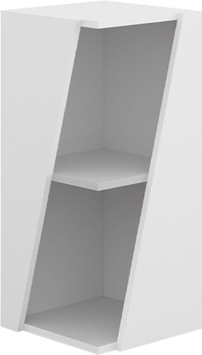 Vicco Benno Halfhoge kast – 31.6 x 70.5 cm met open vakken Wit