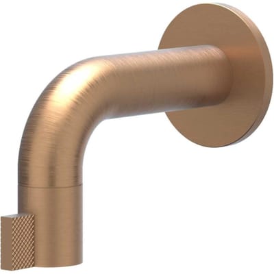 IVY Tribe Fonteinkraan wandmodel niet inkortbaar HOH10cm RVS316 geborsteld mat koper PVD