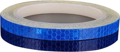 Doodadeals® Reflecterende Tape - Reflecterende Stickers Fiets – Reflector Sticker - 8 meter x 10 mm - Blauw