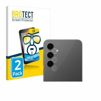BROTECT - Screenprotector voor Samsung Galaxy S24 FE (ALLEEN Camera Lens) - Folie Beschermfolie transparant 2 Stuks