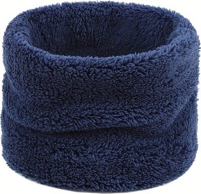 Nivard Nekwarmer - Dames - Fleece - Motor - Bandana - Masker - Colsjaal - Sjaal - Gewatteerd - Skiën - Winter - Casual - Donker Blauw