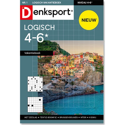 Denksport Puzzelboek - Logisch 4-6* vakantieboek, editie 1