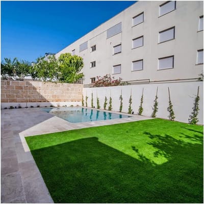 Kunstgrasmat - Natuurlijk Gras Tapijt - Tuin Aankleden - Realistisch Dun - 25 x 1 m - Groen
