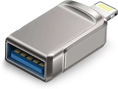 OTG Kabel Adapter geschikt voor Apple Lightning naar USB 3.0 - Converter iPad, iPhone 14 13 12 11 Xs X naar Camera, Muis, Toetsenbord, Harde Schijf, USB-Stick, SSD, U Disk, Game Controller, USB Hub Verloop Adapter OTG Opzetstuk