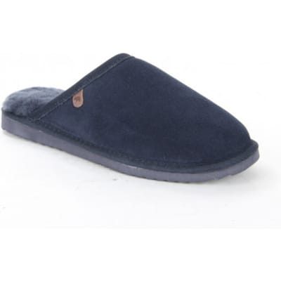 Warmbat Classic Unisex Suede Unisex Sloffen - Donker Marineblauw