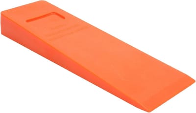 Velwiggen - Kettingzaag Wiggen - Veilig Bomen Vellen - Speciaal Gegraveerd Oppervlak - 10 Inch - Oranje
