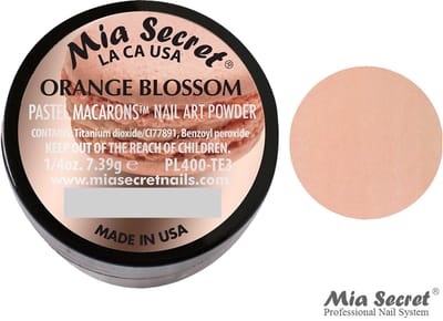 Pastel Macarons Acrylpoeder Orange Blossom
