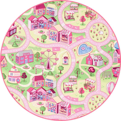 Snapstyle Vloerkleed Kinderen spelen Meisjedorp rond