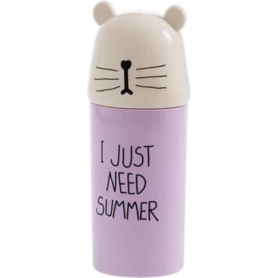 Reisbeker Draagbaar Cartoon Beer Koppel Tandenborstelhouder Mondbeker Tandenborstel Opbergdoos Badkamer Organizer paars