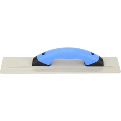 Pleisterspaan 405x80mm Ergonomische Rubberen Handgreep Vlakke Afwerkspaan Pleisterwerk Handgereedschap voor gray