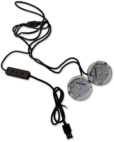 Poppy USB LED verlichting - multicolor - Dubbel - luchtverfrisser niet inbegrepen