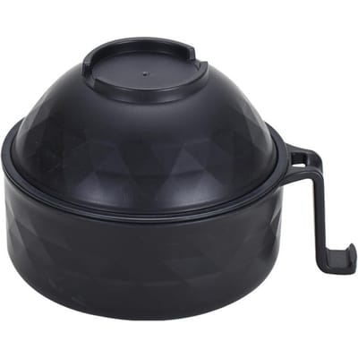 6 Pièces Cuiseur à Ramen Micro-ondes Set de Bols à Ramen Bol à Nouilles Instantanées Bol en Fibre de Bambou Soupe Égouttée L(for 6.5-9kg)