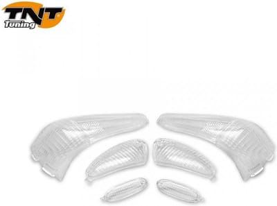 tnt knipperlicht kap voor gilera 50 runner 2003 scooter, transparant, nieuw