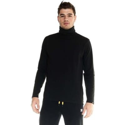 T-Shirt Lange Mouw Leone 1947 Man T-Shirt Long Sleeve High Collar Label
