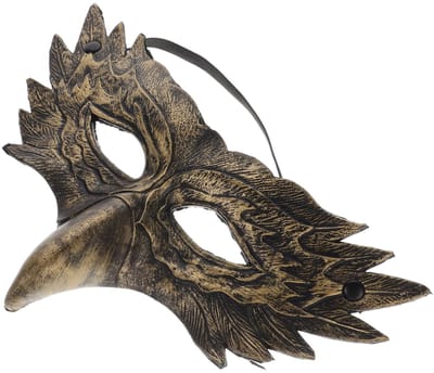 Dailygoods- Vogelmasker Realistisch - Carnaval Masker - Cosplay Masker - PU-leer - Ergonomische Vormgeving - Lichtgewicht en Slijtvast - Carnavalsmasker