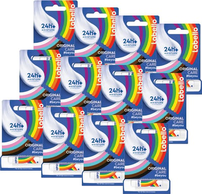 Labello Pride Kiss Edition Lippenbalsem - Hydraterend - Voordeelverpakking 12x