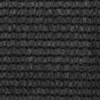 vidaXL - Balkonscherm - 75x500 - cm - HDPE - antracietkleurig